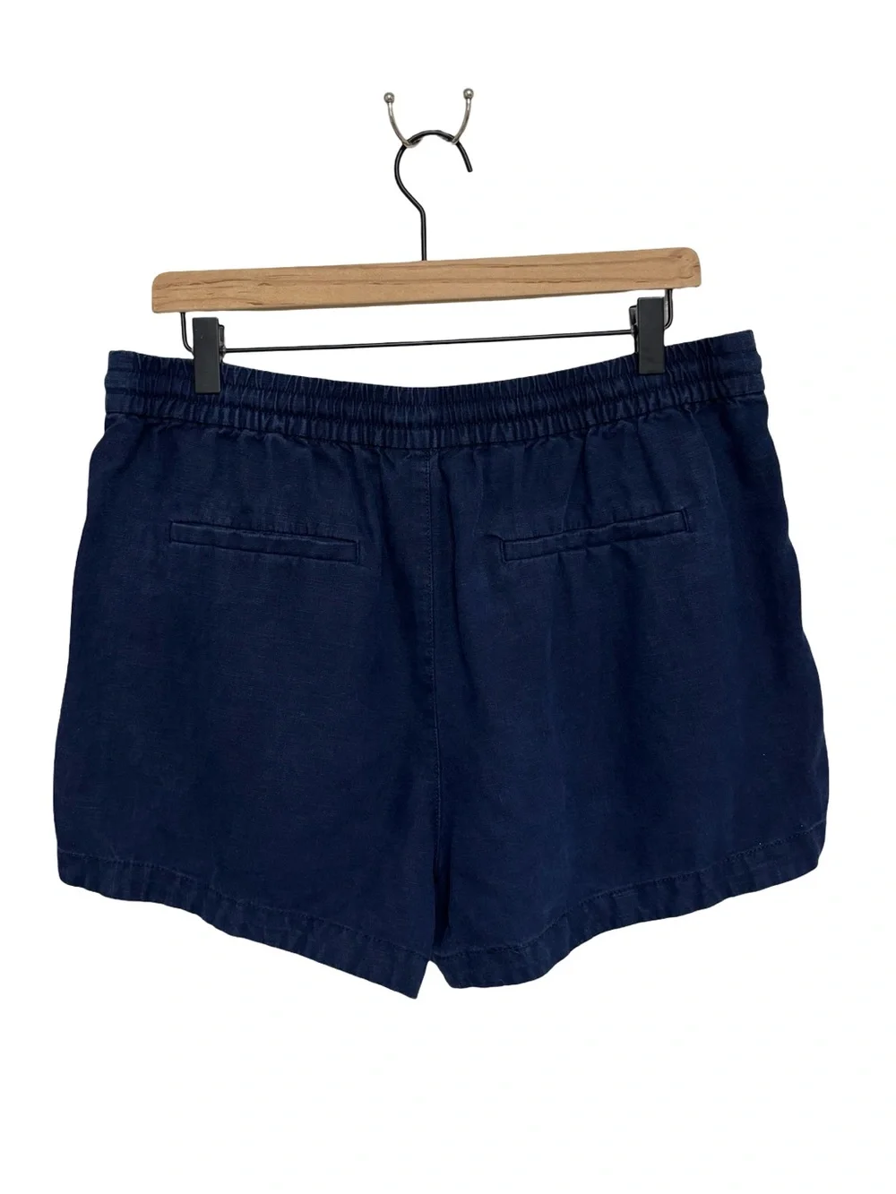 J. Crew New Seaside Short in Linen Blend in Navy - Size M
